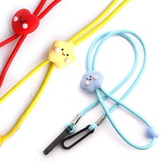 Arang Rorang 軟Q麻糬口罩掛繩頸鍊 3件組