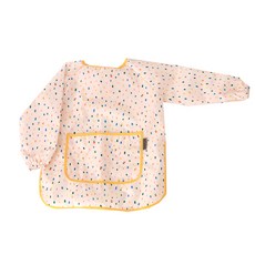 bebe chouette 孩童印花長袖美術圍裙