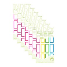 Petit 彩色索引標籤 20-C213, 混合顏色, 7個