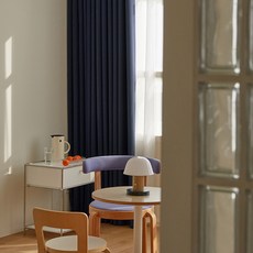 maatila Terrace亞麻客廳窗簾, Deep Navy