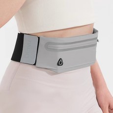 iN&CAMPING 魔鬼氈登山釣魚反光高級型跑步腰帶, 1個, 灰色