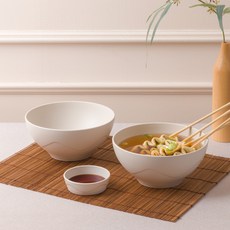 Ahtty home 全盤 麵碗 2入 + 小菜碗 2入, 1組, 乳霜