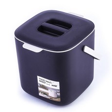 부자오빠 고급형 네모네모 음식물 쓰레기통 3.78L, 퍼플