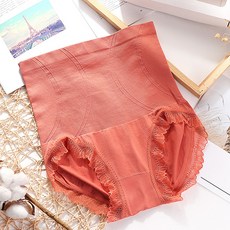 탄탄한 하이 웨스트 프릴 레이스 산후 리프팅 팬티