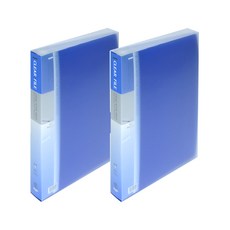 ECO Chungwoon PP透明文件夾 A4 60p, 藍色, 2個