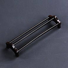 竹子原木茶道杯架工具三角形, 單色, 1個