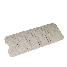 더자카 욕실 미끄럼 방지 흡착 매트, 카키, 1개