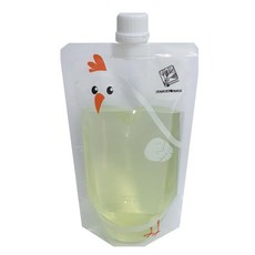 Saenghwaleulgeurida 公雞印花立式飲料吸嘴袋 12*17cm 300ml, M, 1件, 25入
