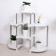 HAPPYHOME 花盆整理架, 白色, 6層