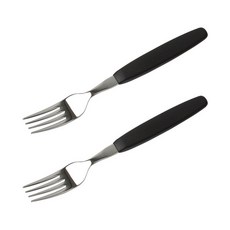 GIESSER 晚餐餐叉, 黑色, 2個