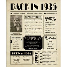 레트로 흑백 포스터 16