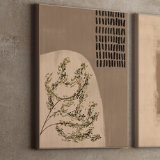CJM 幾何牆面藝術 抽象客廳浴室裝飾畫 類型4, 1個