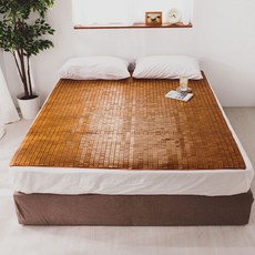 SERVINNO BEDDING 絲薇諾 炭化牛筋繩麻將涼蓆, 咖啡色