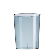 透明垃圾桶 S號, 藍色, 1個