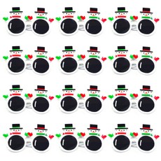 Stupid 雪人眼鏡, 混合顏色, 12個