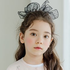 CHENNY BONGBONG 女童款網紗蝴蝶結髮夾組