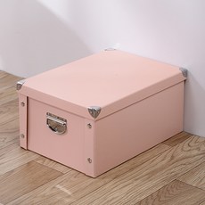 風格紙生活盒 38 x 25 x 23cm, 07粉色, 1個