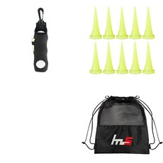 NAYASTYLE 高爾夫球 + 收納袋 + HDPE球梯 10入組, GFYP-136-4+163-3PU