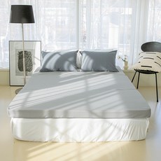 허글 나인존 3단 접이식 체중분산 메모리폼 매트리스, 12cm, 그레이