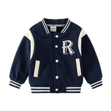 Uvely 兒童 Miru Logo 棒球外套