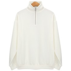 후리스타일 무드 반집업 니트 맨투맨