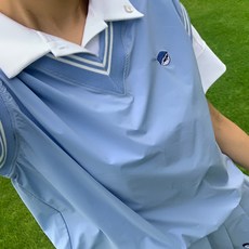 PIPPIN 女款高爾夫素色V領雙線背心