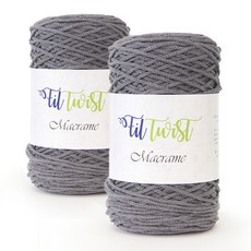 SEVY Phil Twist 馬克拉姆 250g, 深灰色, 2個