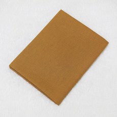 BED&DECO 素色棉麻布, 深芥末