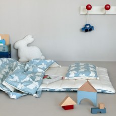 FRAMBOISE 兒童用Kring Rabbit 60支紗豐盈午睡被套組 分離式, BELL BLUE