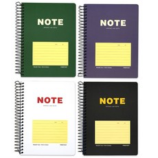 Pinkfoot 一環線注 121 張 4 件套, 黑、白、紫、綠, 1套