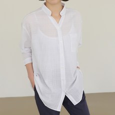 BBAEBBAE 女款透視襯衫罩衫