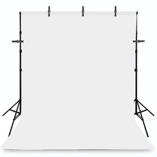 大型白色背景布 3 x 4 公尺 + 支架 3 x 2.8 公尺 全套組, 1套, 大型白色背景布 3x4m + 背景支架 3x2.8m 全套