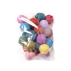 Studio BUNT散裝毛氈球組 多色 100g, 1個, 隨機發貨