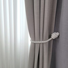 WINDOW&INTERIOR 磁吸式窗簾繩 L號, 白色的, 1個