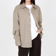 Dotif 女款 House 格紋襯衫 T24FW1-A1101