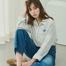 Slow Lolly 女款條紋基本襯衫