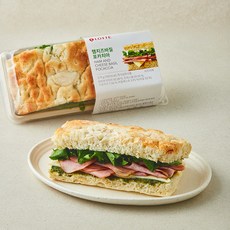 쉐푸드 햄 치즈 바질 포카치아, 179g, 1개