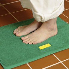 RemyJ 樹圖案腳踏墊 + 防滑墊 + 包裝組合 450g, 1個, 混合色