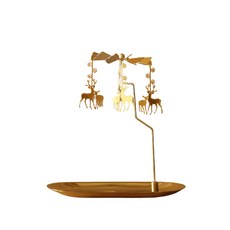 金色流蘇造型層架兼蠟燭台 B款 YT_RA287, 單一顏色