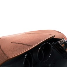 TOAD 高級皮革儀表板避光墊 K-153, 棕色(布料) + 棕色(縫線), Kia Niro sg2 2022年式 (無HUD / 無中央揚聲器)