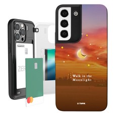 유스픽 달빛별빛 메탈파츠 마그네틱 미러카드 휴대폰 케이스