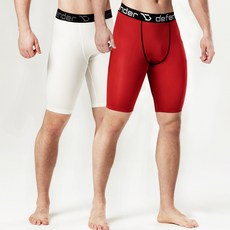 디펜더 남성용 스포츠 런닝 5부 반바지 2종 세트 SH