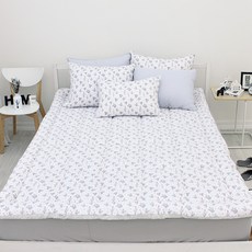 CHOUETTROOM 可整件水洗床褥, 仙人掌 象牙白
