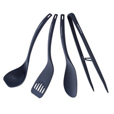 SUNCRAFT 尼龍炊具 4入組, 黑色