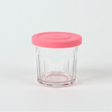 Joliema 矽膠蓋密封玻璃瓶 粉色 Twinkle Jar, 420ml, 1個