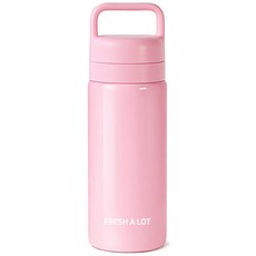 프레쉬어랏 핸디 스텐316 투웨이 보온보냉 손잡이 텀블러, 1개, 500ml, 캔디핑크