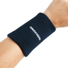 스케쳐스 스포츠 롱 손목 밴드, 네이비, 1개