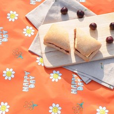 Heim&Heim快樂微笑野餐墊, 橙黃色