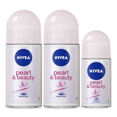 NIVEA 妮維雅 珍珠乾爽霜 50ml 2入+25ml, 1組