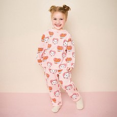 mollimelli 迪士尼幼兒新款富貴貓愛心朋友居家服套裝